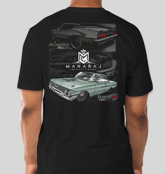 Maharaj Customs Black SEMA Show '23 Short Sleeve T-Shirt